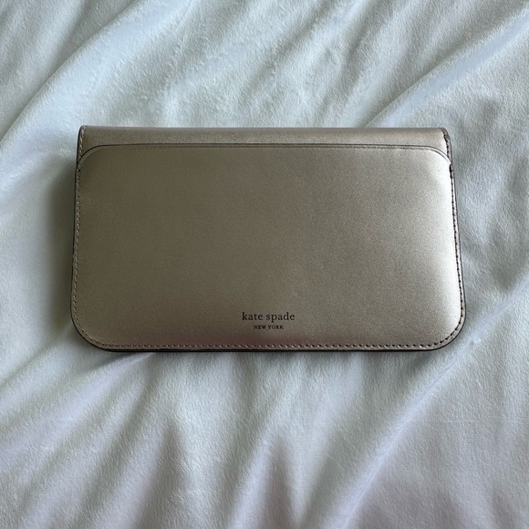 Kate Spade large wallet/ clutch rose gold - Picture 1 of 2